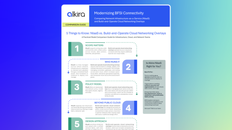 Cover image for a comparison guide exploring NIaaS for BFSI and alternatives for secure, compliant financial services networking.